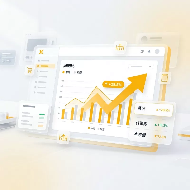 📊 營運報表全新功能|同期比正式上線